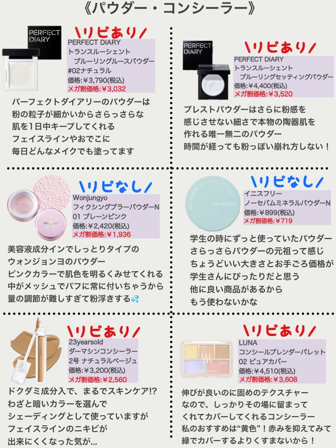 おみ on LIPS 「【メガ割】Qoo10メガ割で買える商品リピあり?リピなし?/1..」(7枚目)