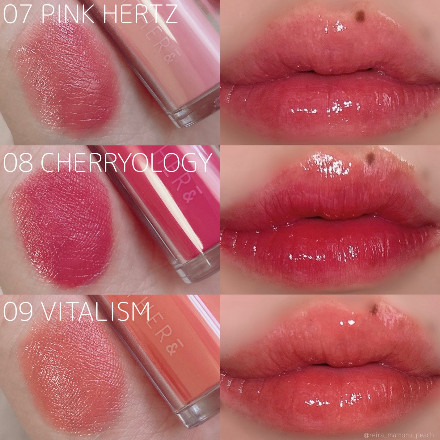 Dewy Syrup Tint/EITHER&/口紅を使ったクチコミ(4枚目)