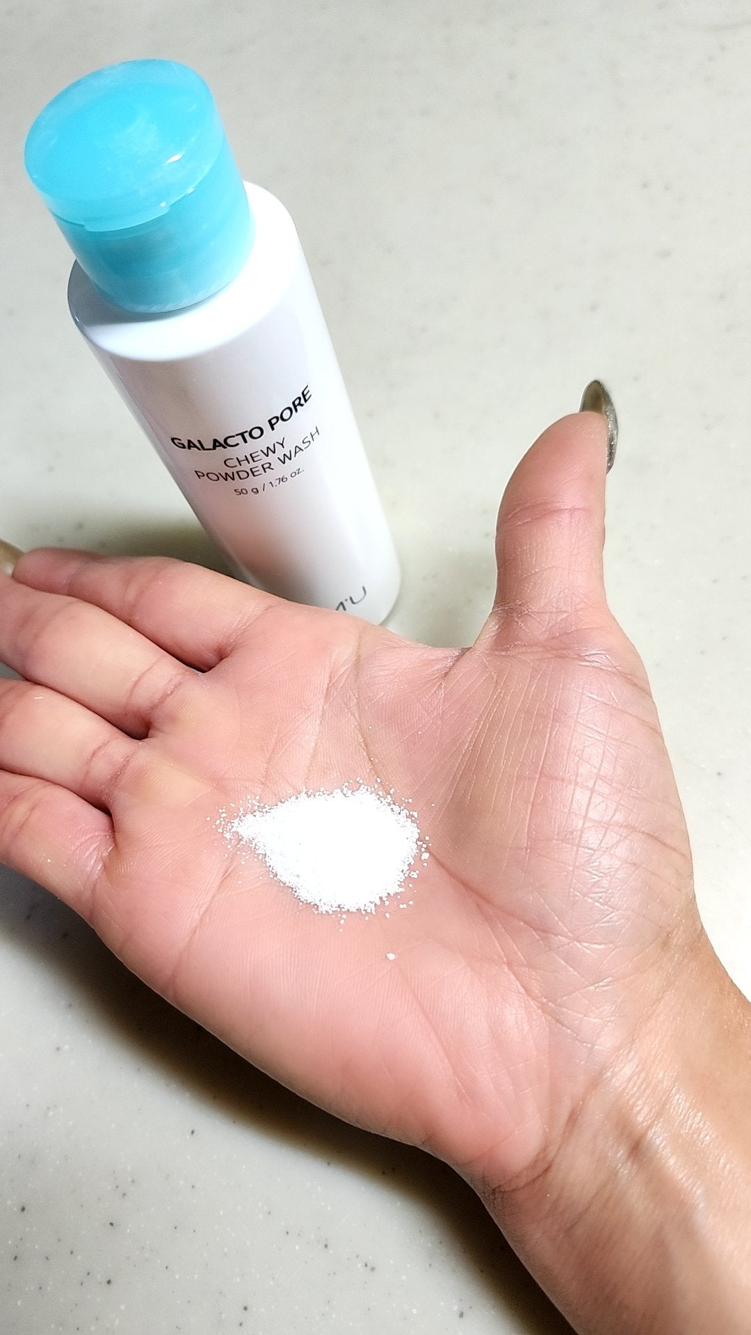 サミュ ガラクトポア チューイー パウダーウォッシュ/SAM'U/洗顔パウダーを使ったクチコミ(4枚目)