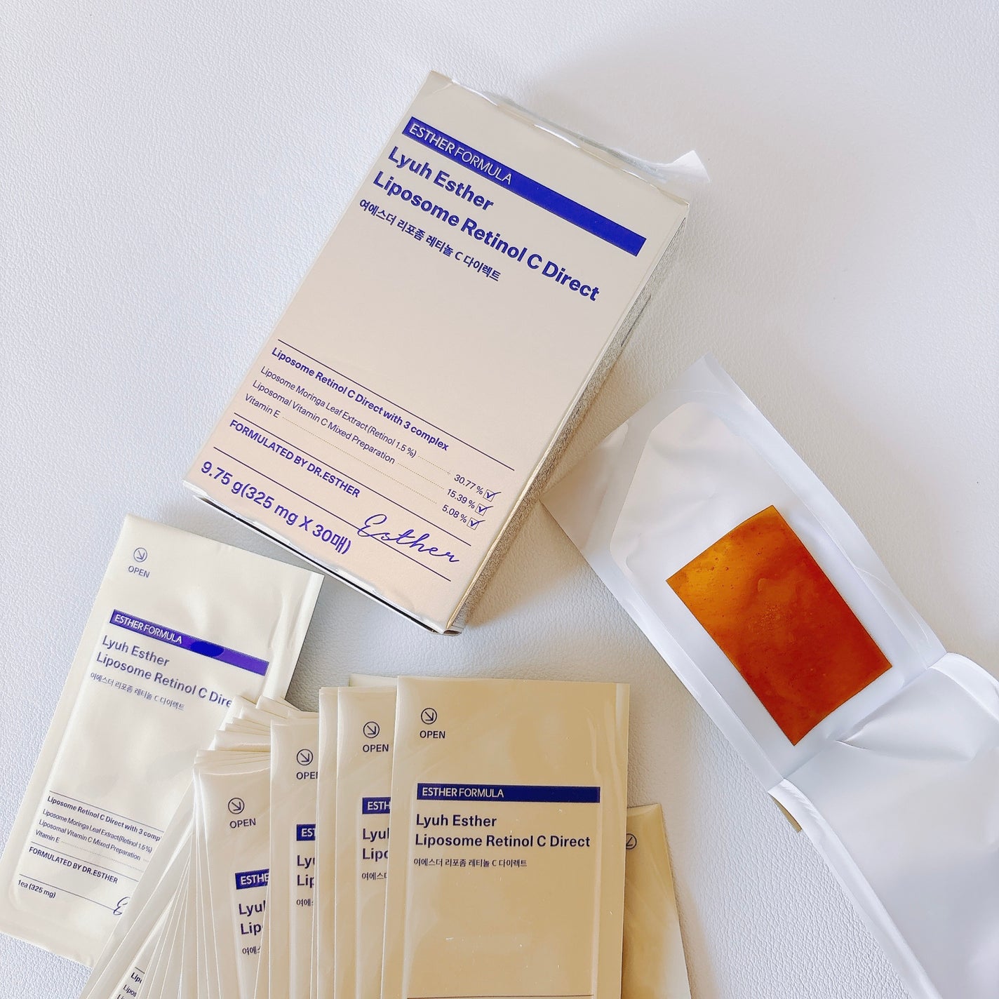 ヨエスターリポソームレチノールCダイレクトフィルム/ESTHER FORMULA/美容サプリメントを使ったクチコミ(2枚目)