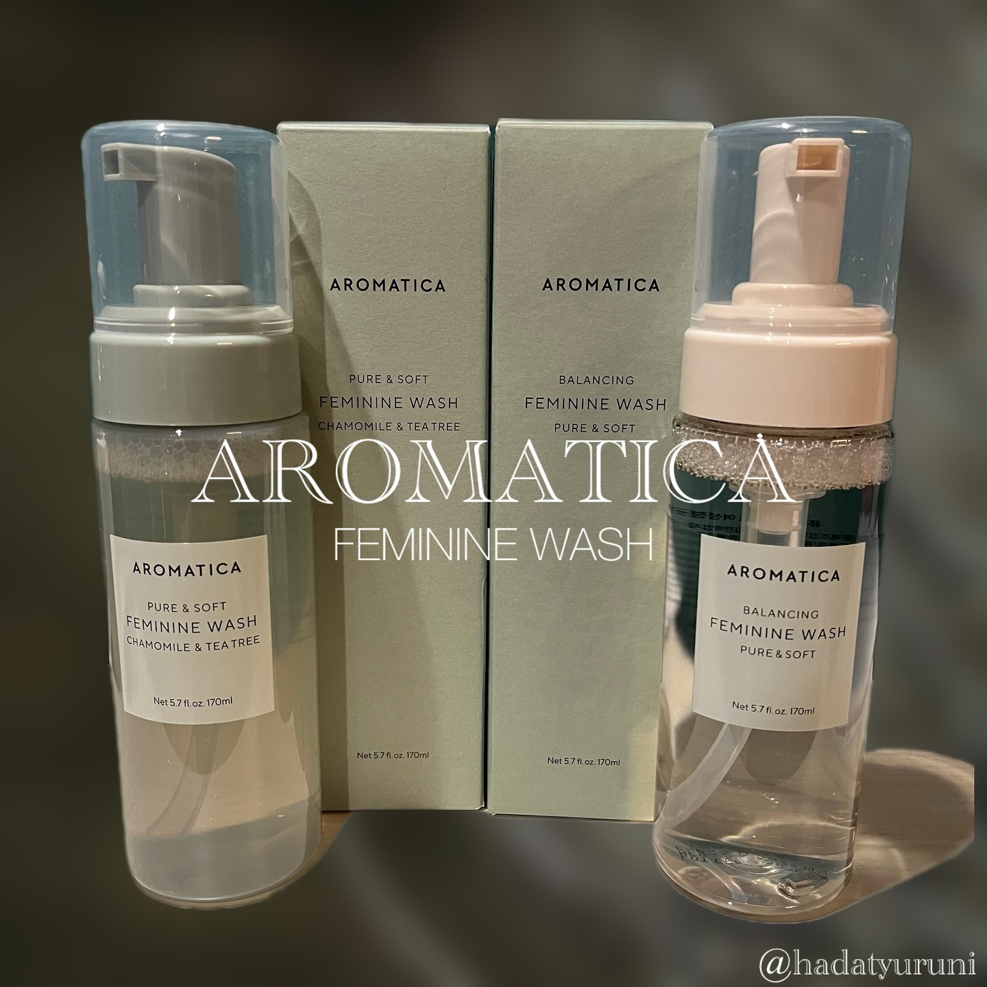 ピュア＆ソフトデリケートゾーンソープカモミール＆ティーツリー/AROMATICA/デリケートゾーンケアを使ったクチコミ（1枚目）