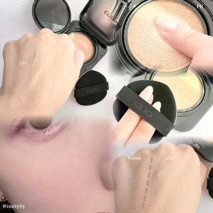 キル カバー ファンウェア クッション/CLIO/クッションファンデーションを使ったクチコミ(2枚目)