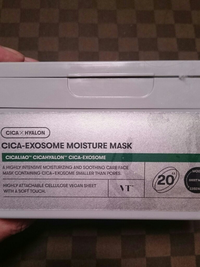 VT CICA エクソソーム モイスチャー マスクのクチコミ「❇VT❇
❇CICA エクソソーム モイスチャー マスク❇
350g(20ea)
使いきりまし.....」（2枚目）