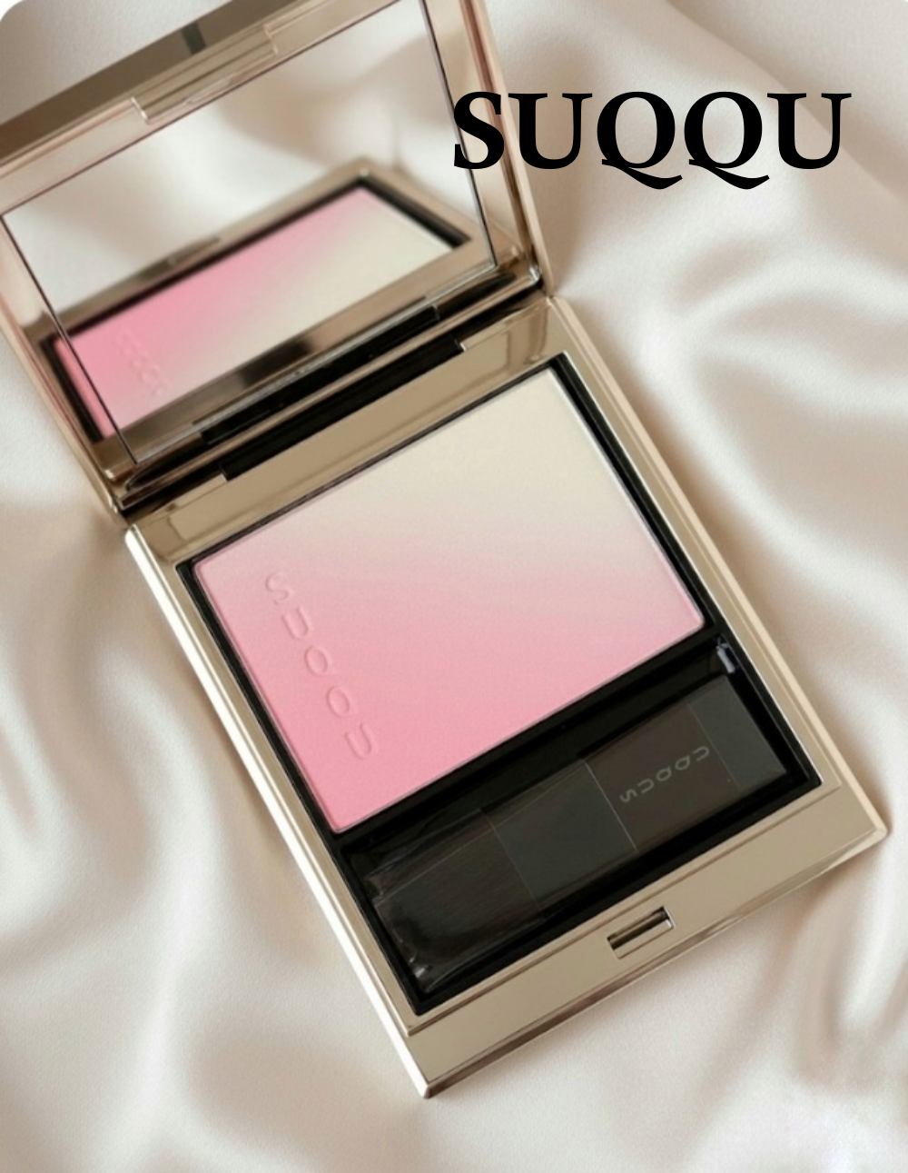 ブラーリング カラー ブラッシュ 06 透重 -SUKEKASANE (ライラック × アイシーバイオレット)/SUQQU/パウダーチークを使ったクチコミ（1枚目）