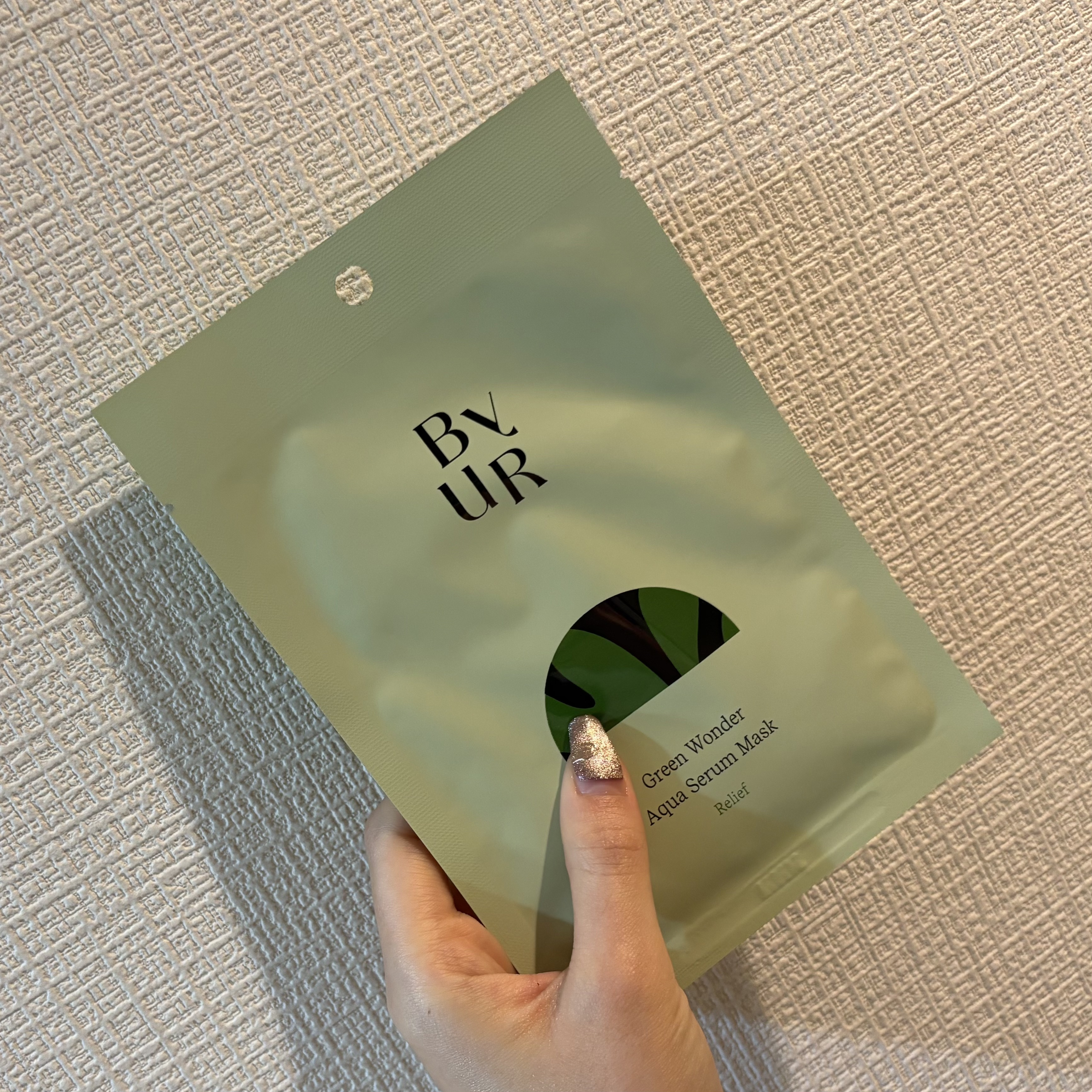 スージンググリーン アクアセラムマスク 25mL×1 枚/ByUR/シートマスク・パックを使ったクチコミ（1枚目）