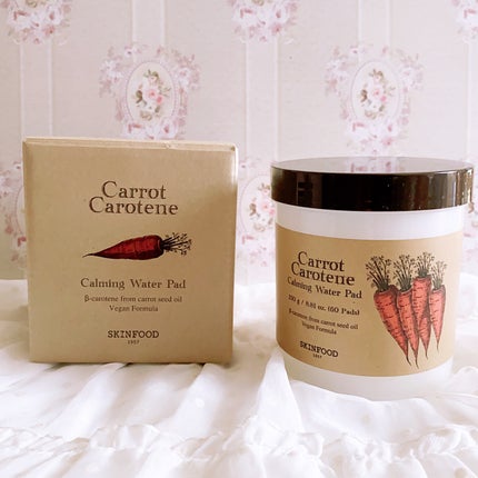 キャロットカロテン カーミングウォーターパッド/SKINFOOD/トナーパッドを使ったクチコミ(3枚目)