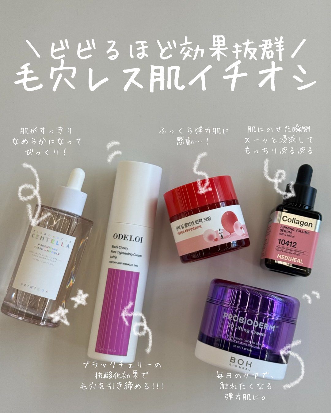 ブラックチェリー 毛穴引き締めクリーム ロフディ/ODELOI/フェイスクリームを使ったクチコミ（1枚目）