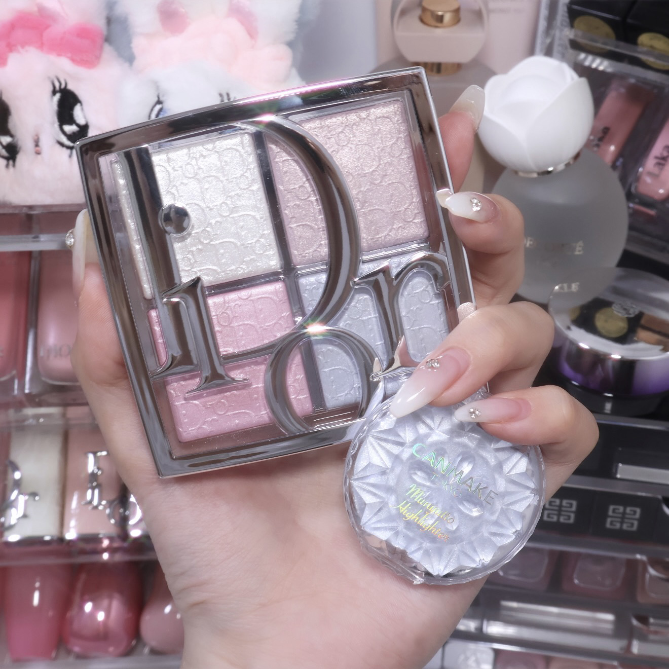 むにゅっとハイライター/キャンメイク/クリームハイライトを使ったクチコミ（1枚目）