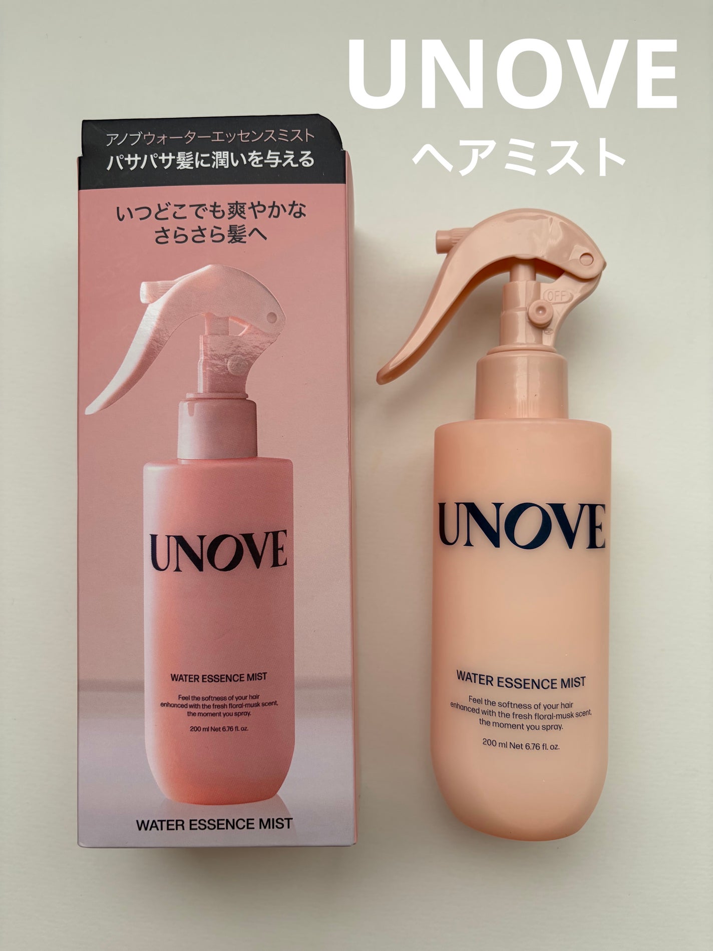 アノブ ウォーターエッセンスミスト/UNOVE/プレスタイリング・寝ぐせ直しを使ったクチコミ(1枚目)