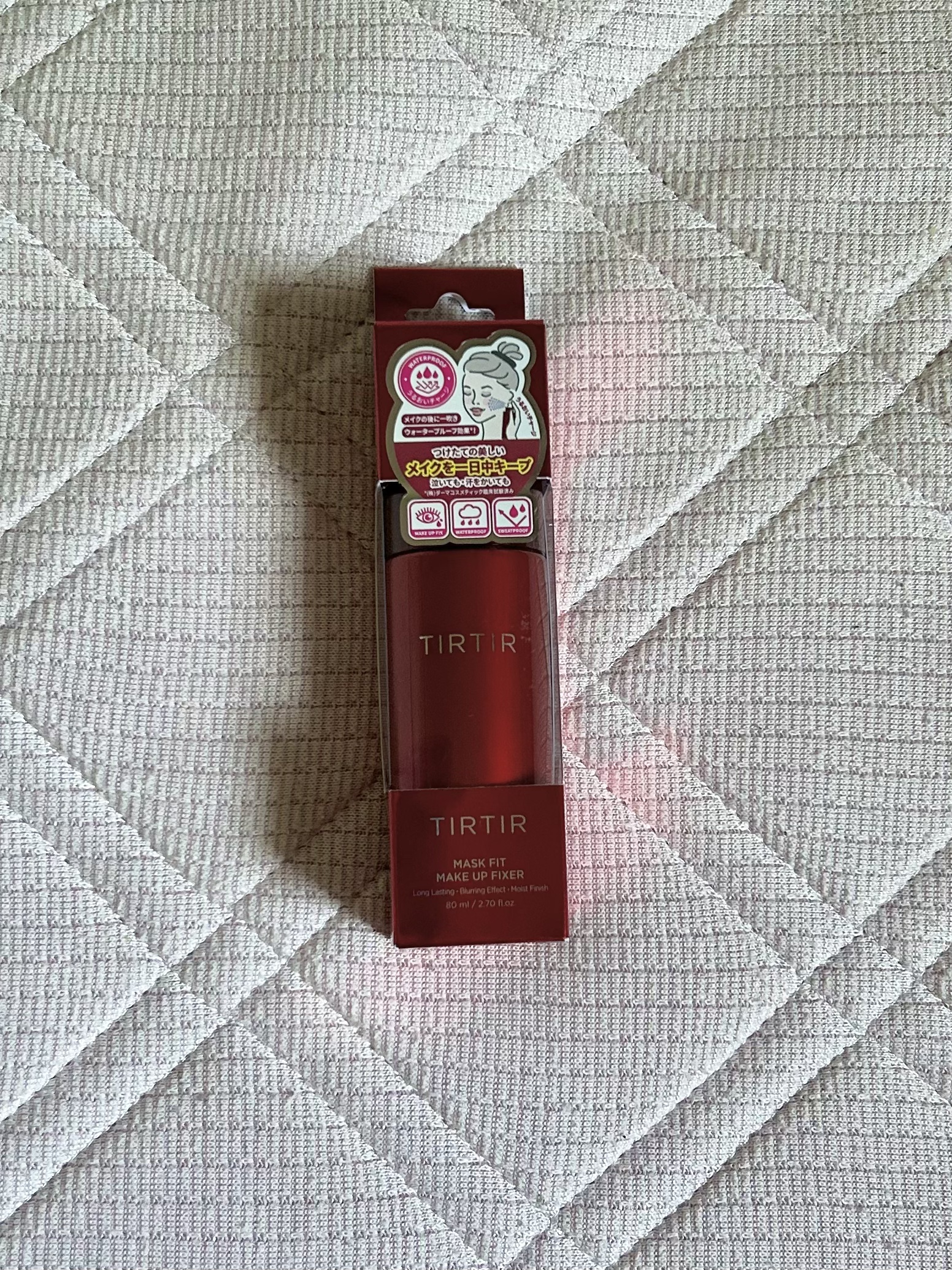 マスクフィット メイクアップフィクサー/TIRTIR(ティルティル)/フィックスミストを使ったクチコミ（1枚目）