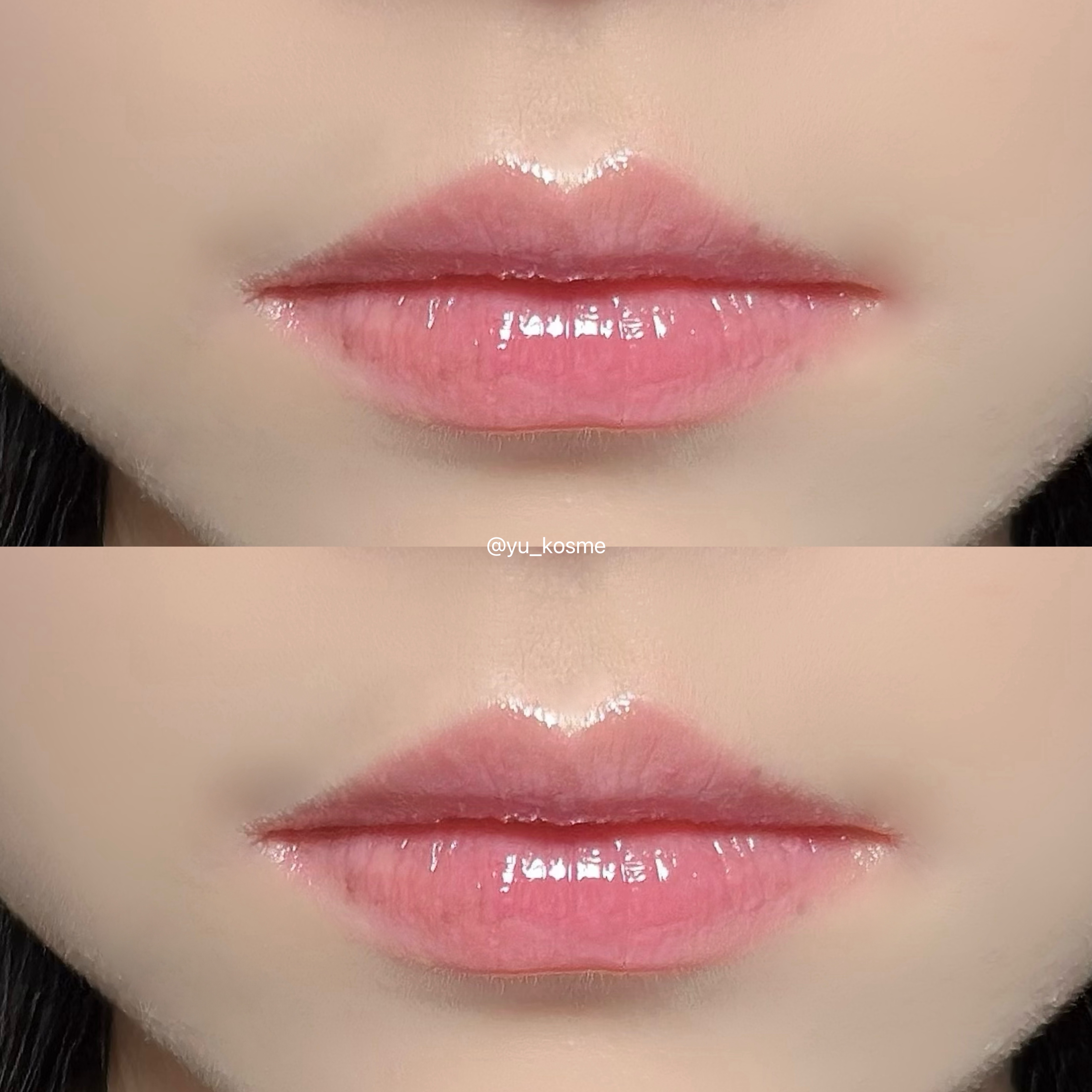 MELTING FIT SHINE BALM/Lummir/口紅を使ったクチコミ（3枚目）