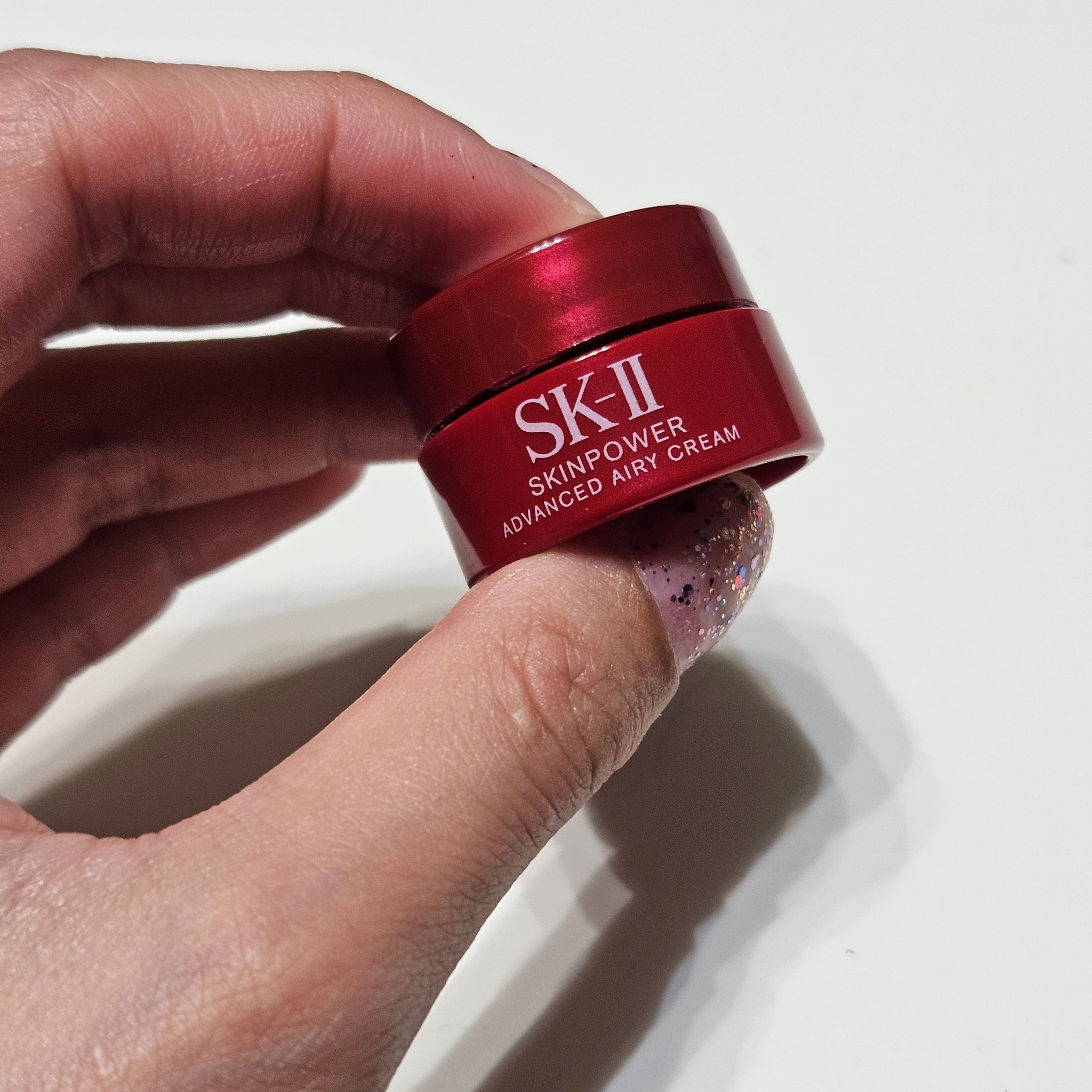 #使い切りコスメ

────────────

SK-II
スキンパワー アドバンスト クリーム

────────────

スキンパワー アドバンスト クリーム を
使い切りました

これはSK-IIのコスメを購入した際に
付いてきたも