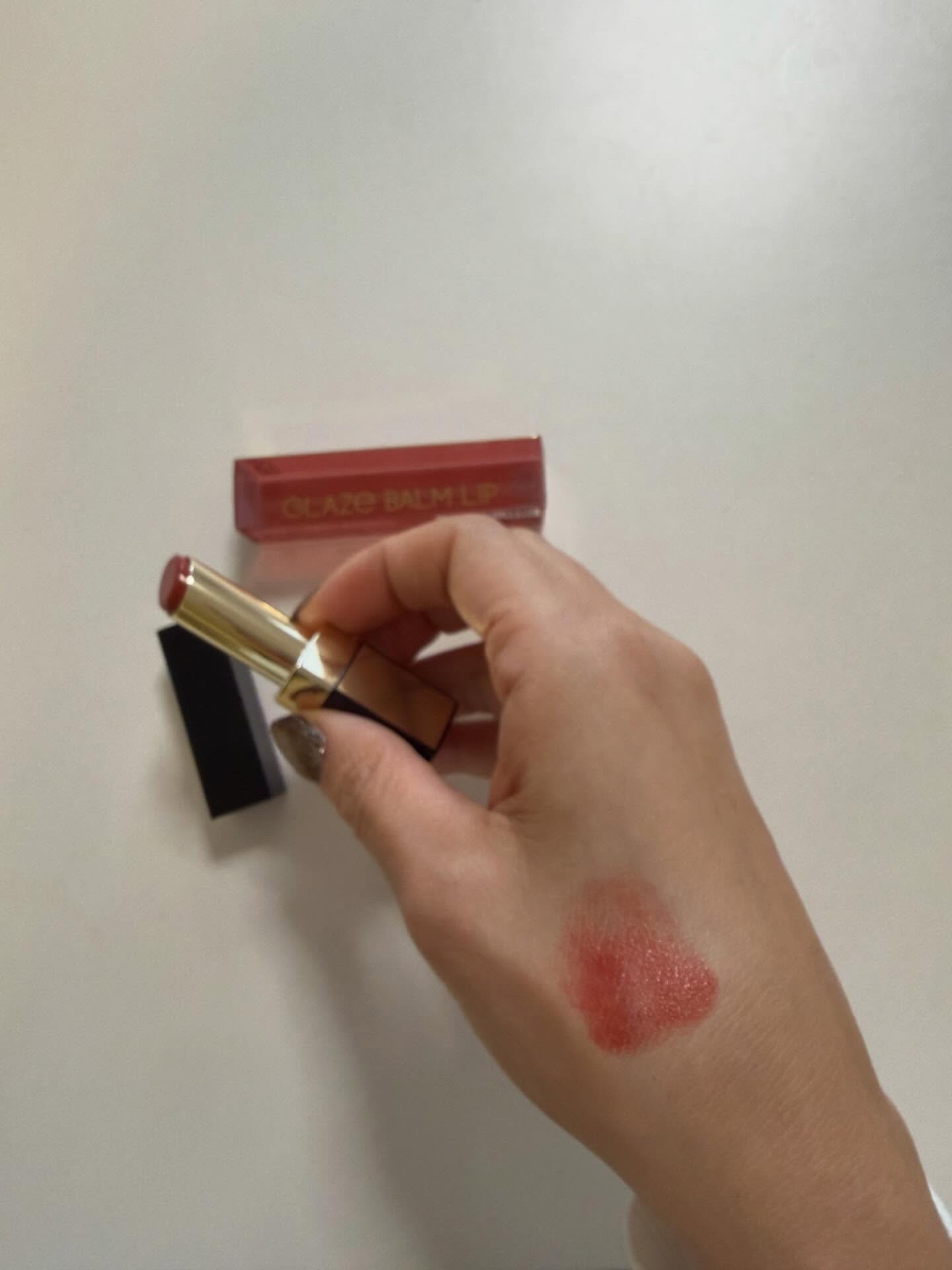 グレイズバームリップ/excel/口紅を使ったクチコミ（3枚目）