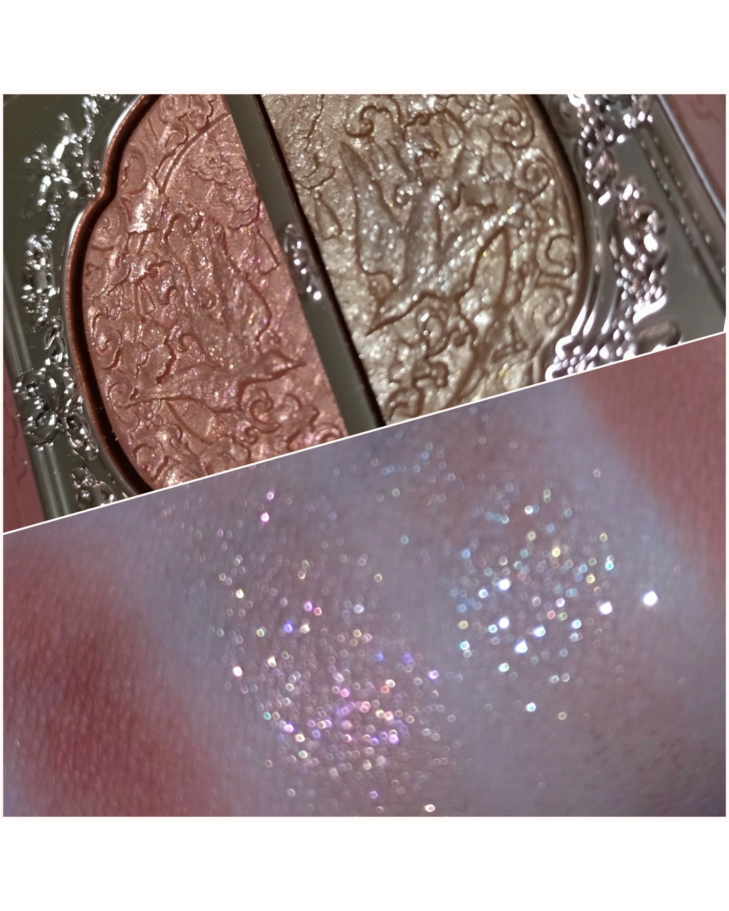 胡蝶雲肩6色アイシャドウパレット/FlowerKnows/アイシャドウパレットを使ったクチコミ(2枚目)