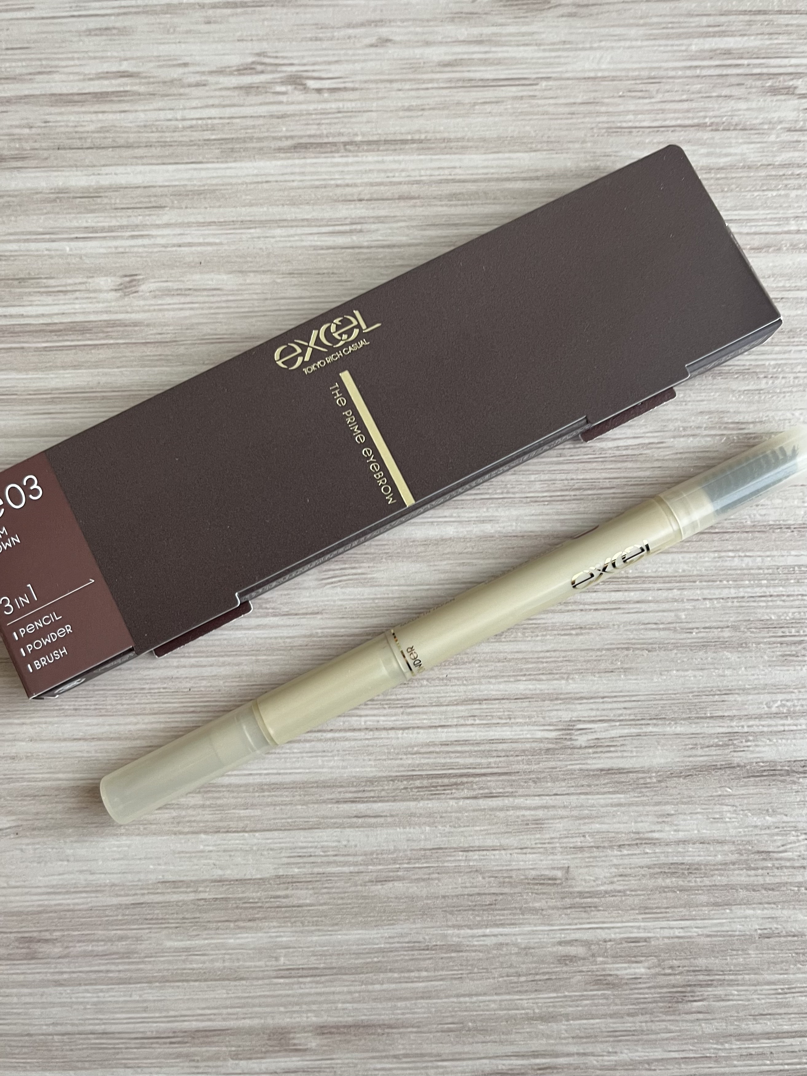 エクセル ザ プライムアイブロウ/excel/アイブロウペンシルを使ったクチコミ（1枚目）