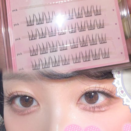 部分用つけまつ毛/SHEIN/つけまつげを使ったクチコミ(2枚目)