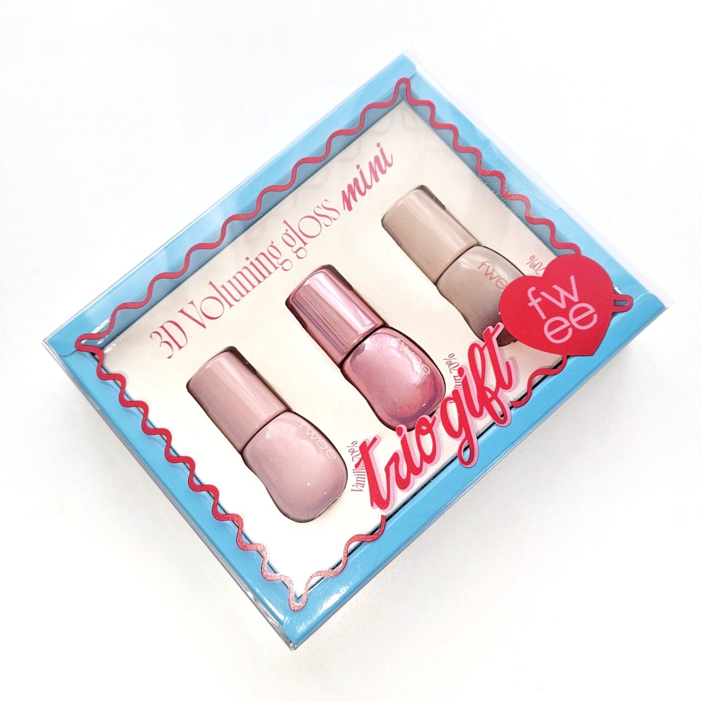 3Dボリューミンググロス ミニトリオギフト/fwee/メイクアップキットを使ったクチコミ(4枚目)