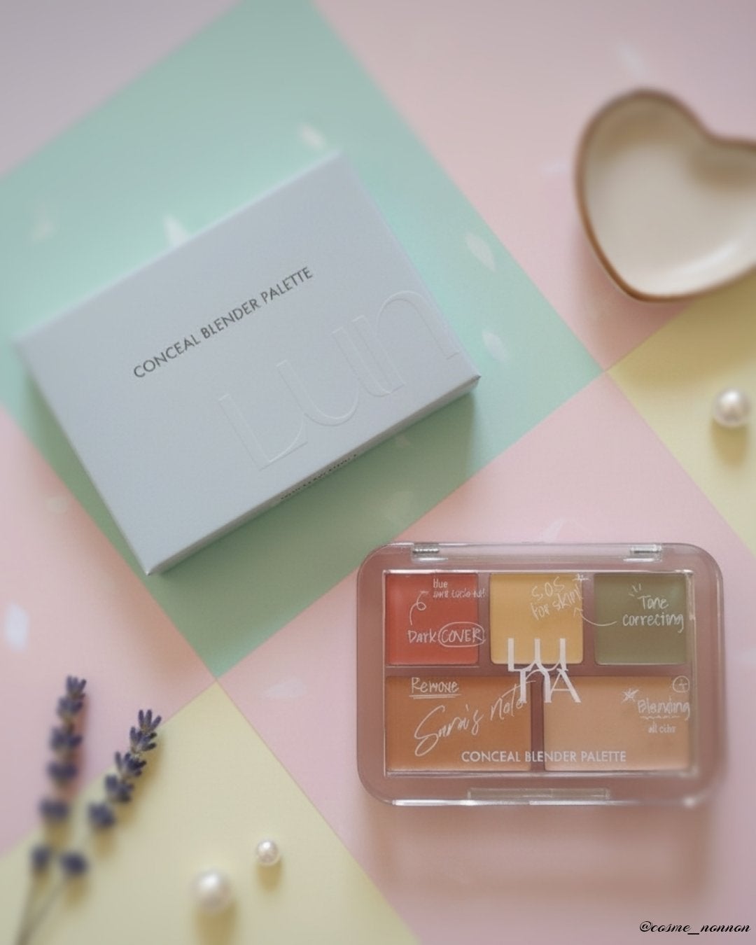 コンシールブレンダーパレット/LUNA/パレットコンシーラーを使ったクチコミ(8枚目)