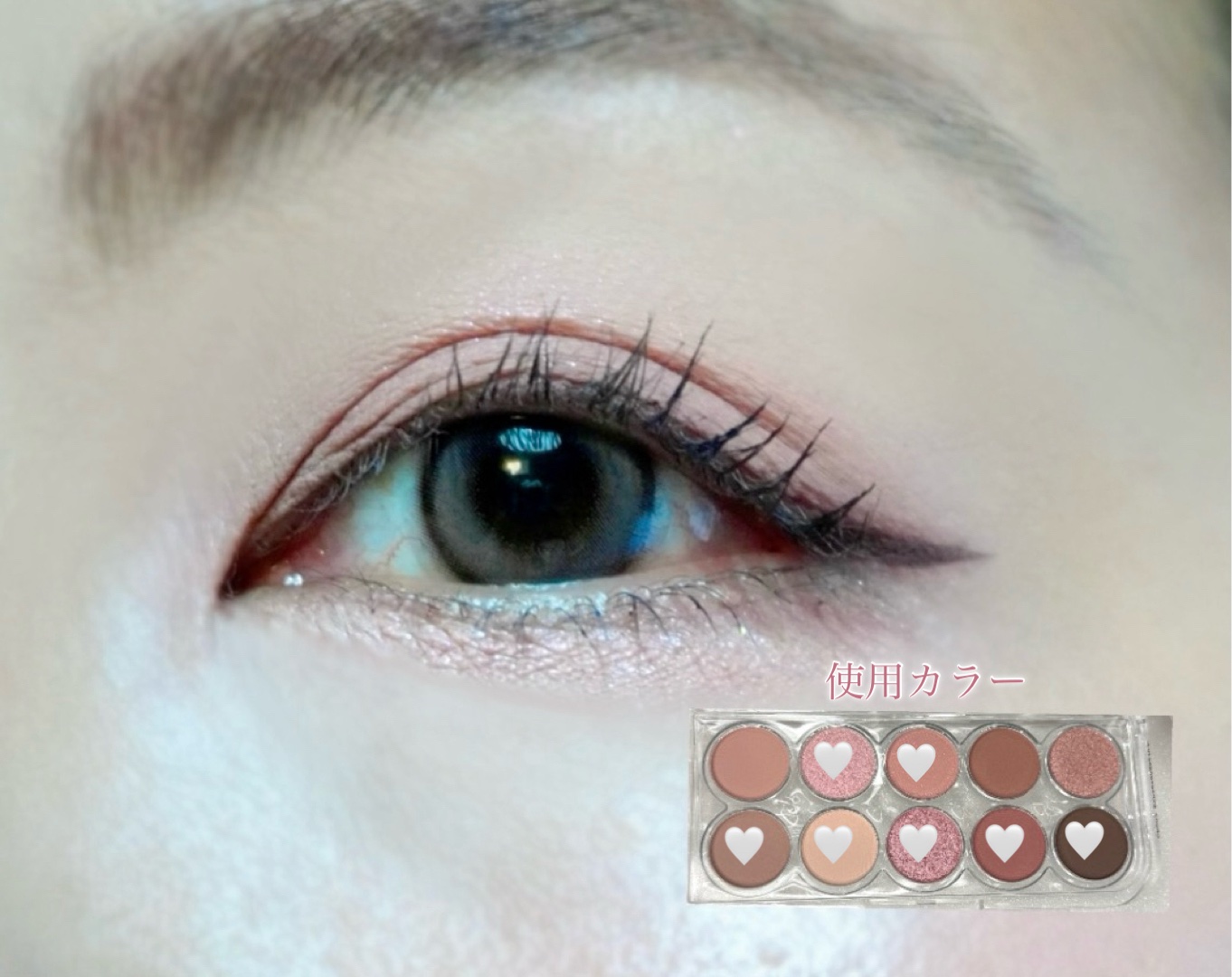 ライト オン アイズ シャドウ パレット/Lummir/アイシャドウパレットを使ったクチコミ（3枚目）