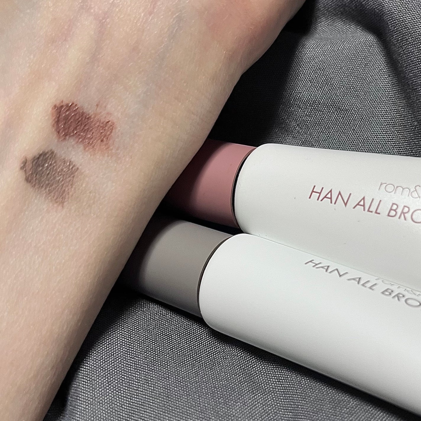 ハンオールブロウカラ/rom&nd/眉マスカラを使ったクチコミ(2枚目)