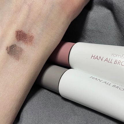 ハンオールブロウカラ/rom&nd/眉マスカラを使ったクチコミ(2枚目)