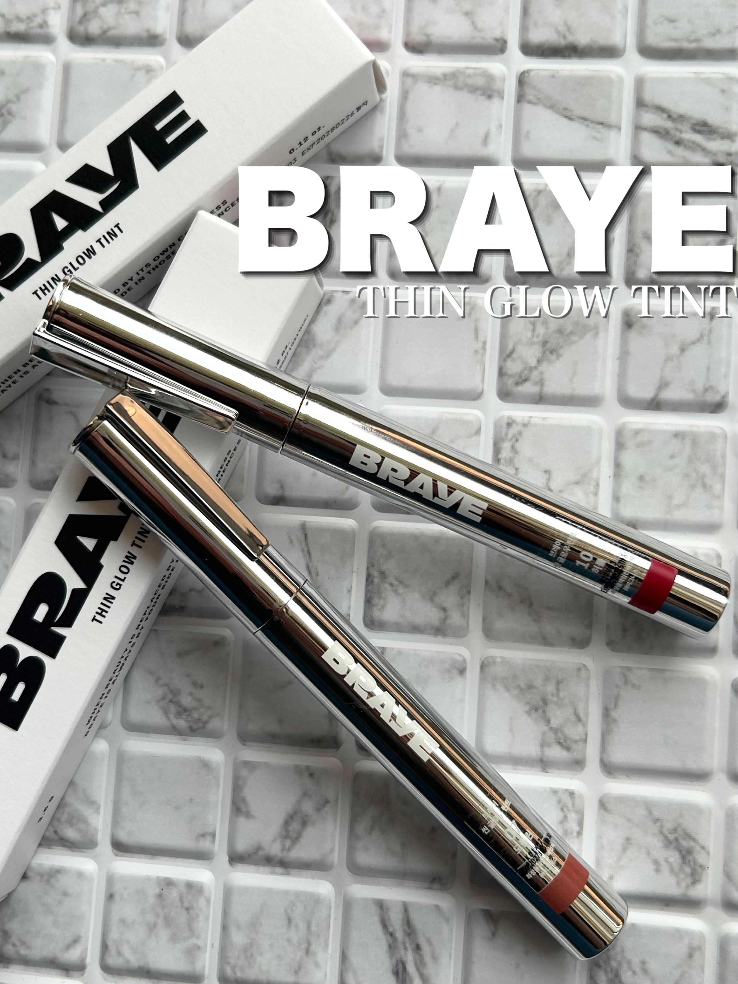 THIN GLOW TINT/BRAYE/口紅を使ったクチコミ（1枚目）