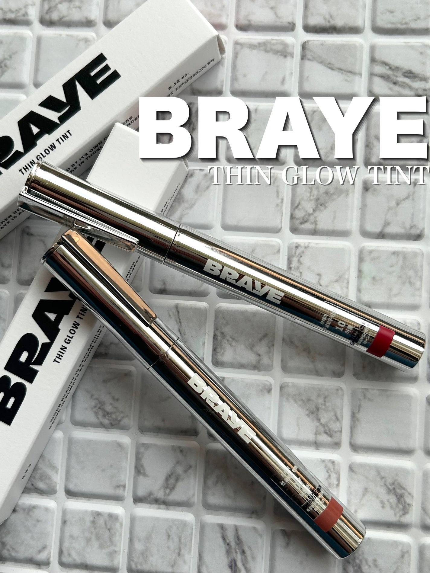 THIN GLOW TINT/BRAYE/口紅を使ったクチコミ(1枚目)