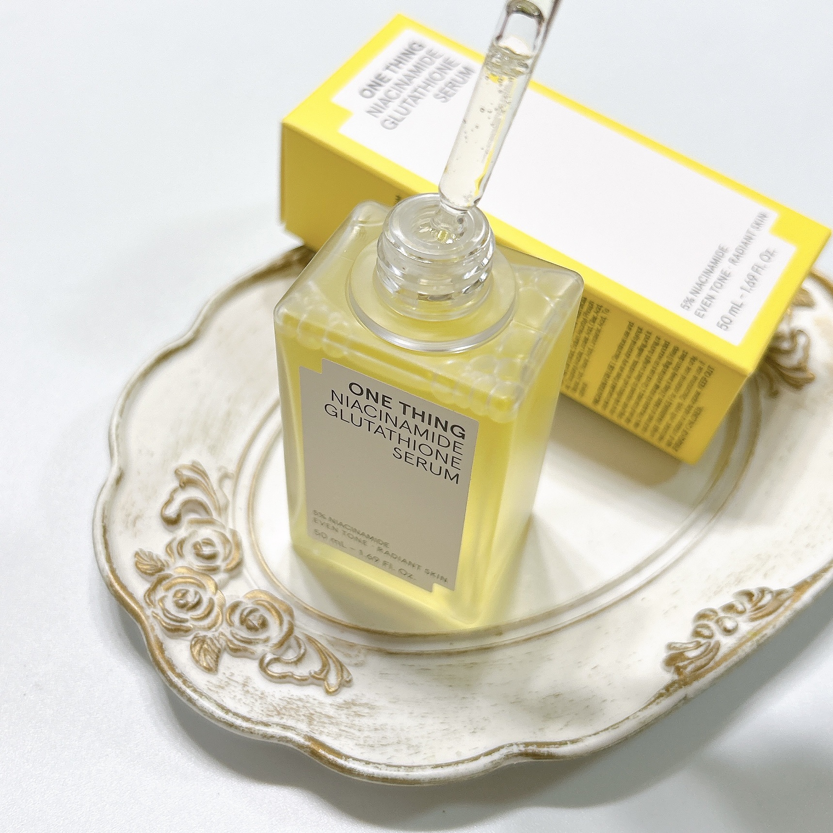 ナイアシンアミドグルタチオンセラム/ONE THING/美容液を使ったクチコミ（2枚目）