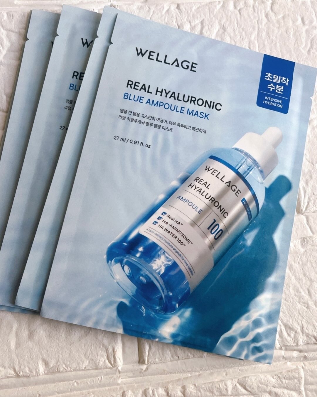 リアルヒアルロニックブルーアンプル 100/Wellage/美容液を使ったクチコミ(4枚目)