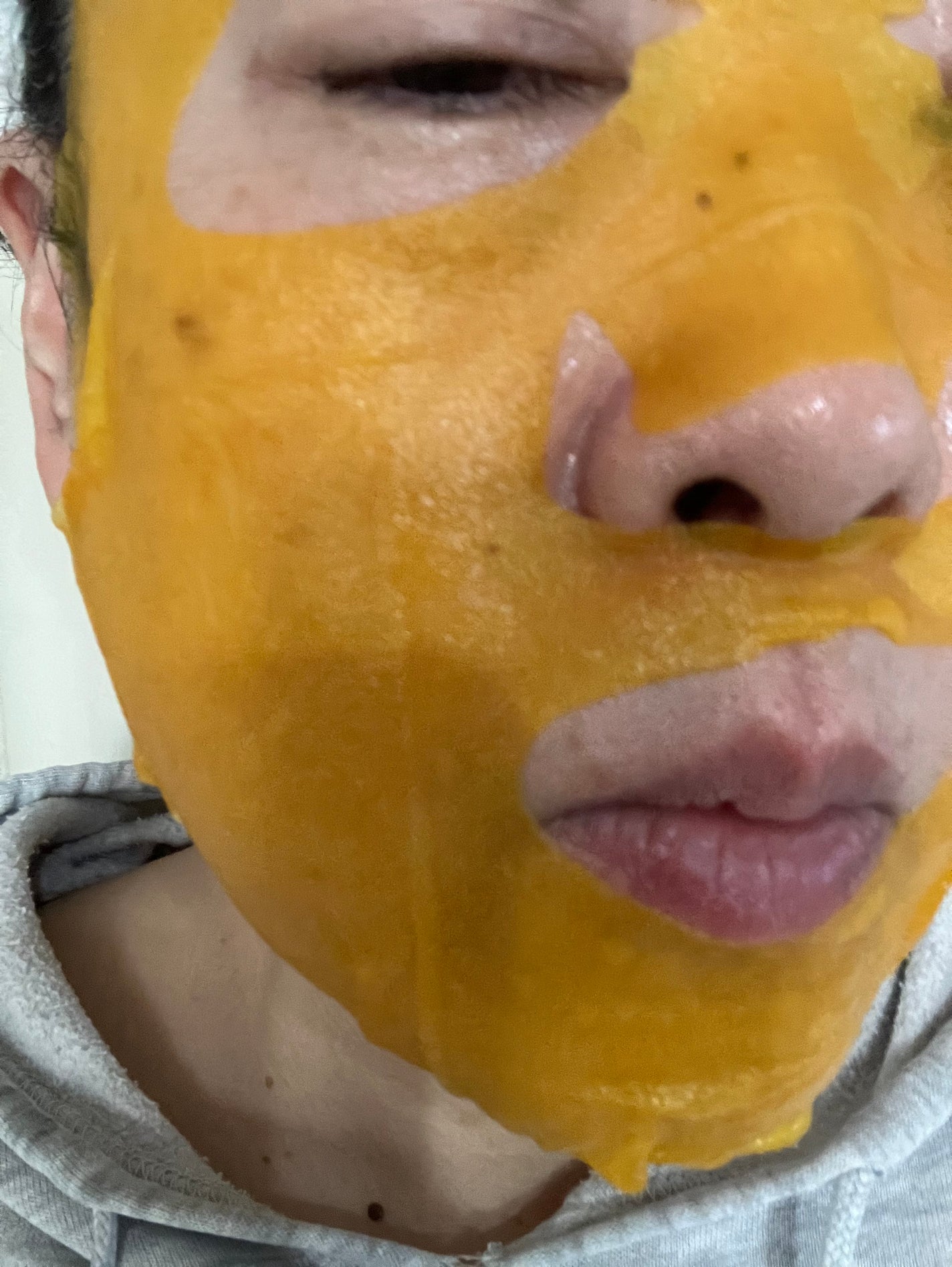 5番 白玉グルタチオンCふりかけマスク/numbuzin/シートマスク・パックを使ったクチコミ(4枚目)