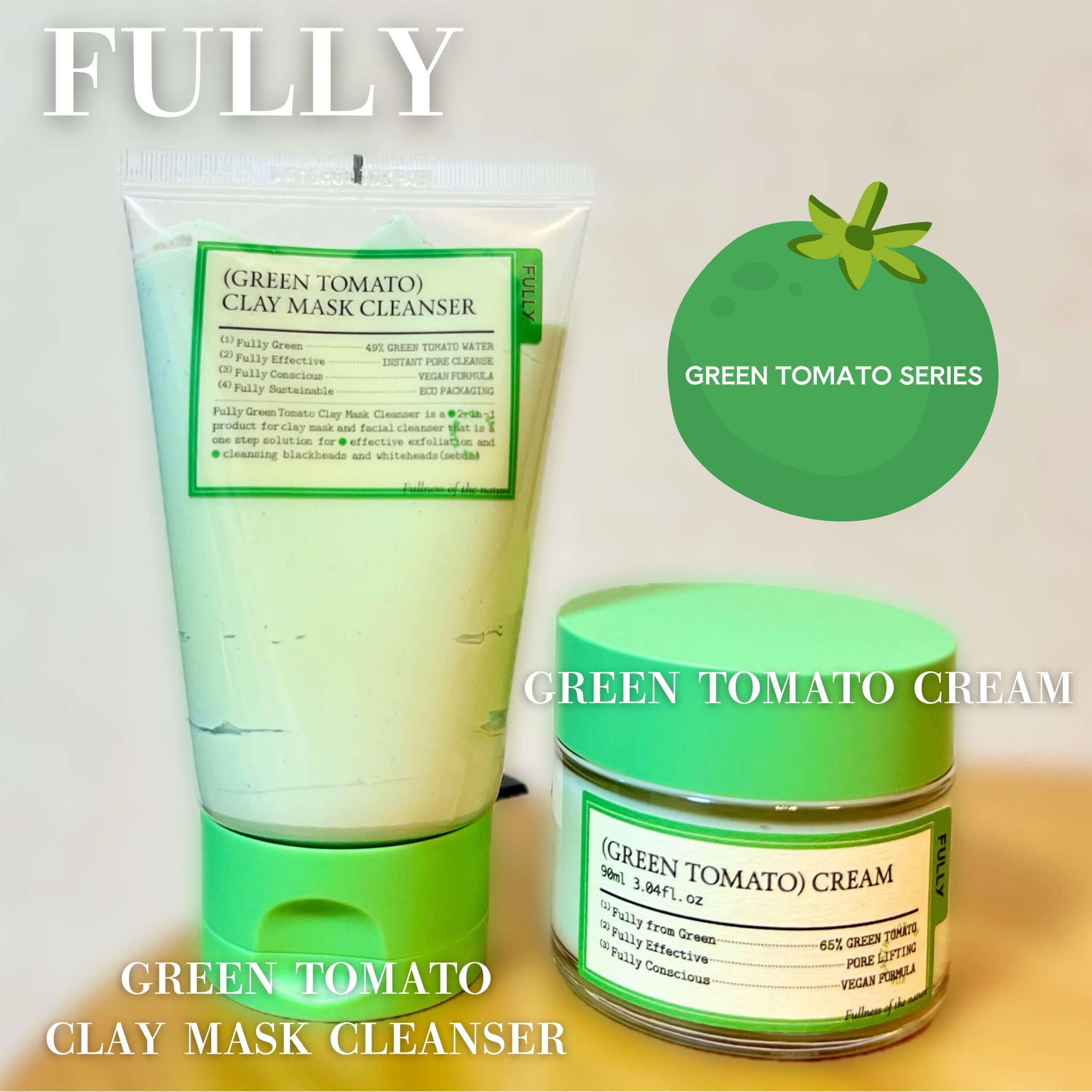 グリーントマトクレイマスククレンザー/FULLY/洗い流すパック・マスクを使ったクチコミ（1枚目）