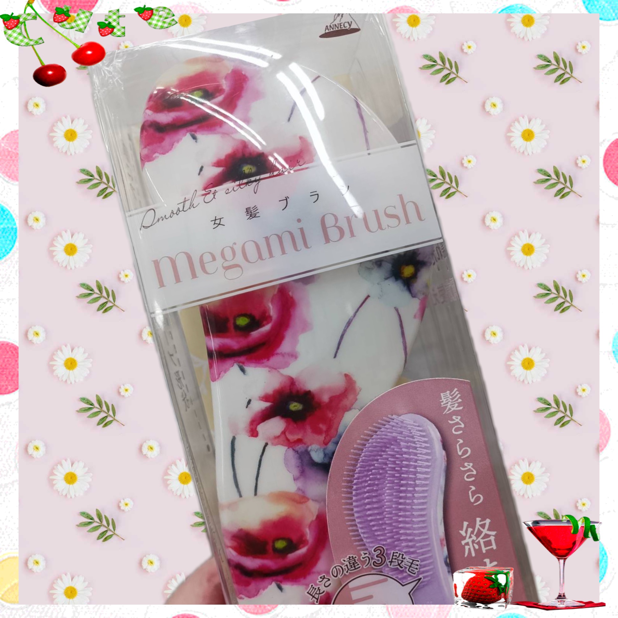 デザイン女髪ブラシS/アヌシ/ヘアブラシを使ったクチコミ（1枚目）