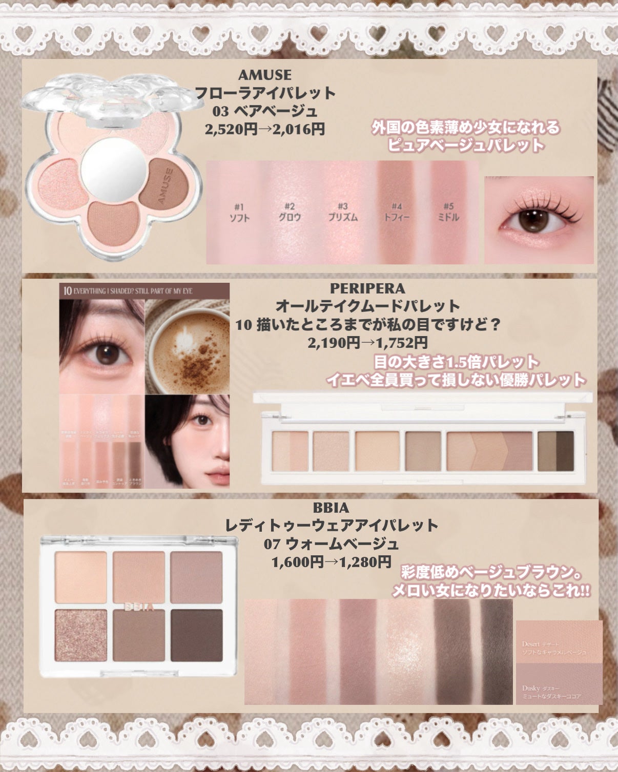 シャドウパレット/dasique/アイシャドウパレットを使ったクチコミ(4枚目)