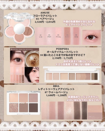 シャドウパレット/dasique/アイシャドウパレットを使ったクチコミ(4枚目)