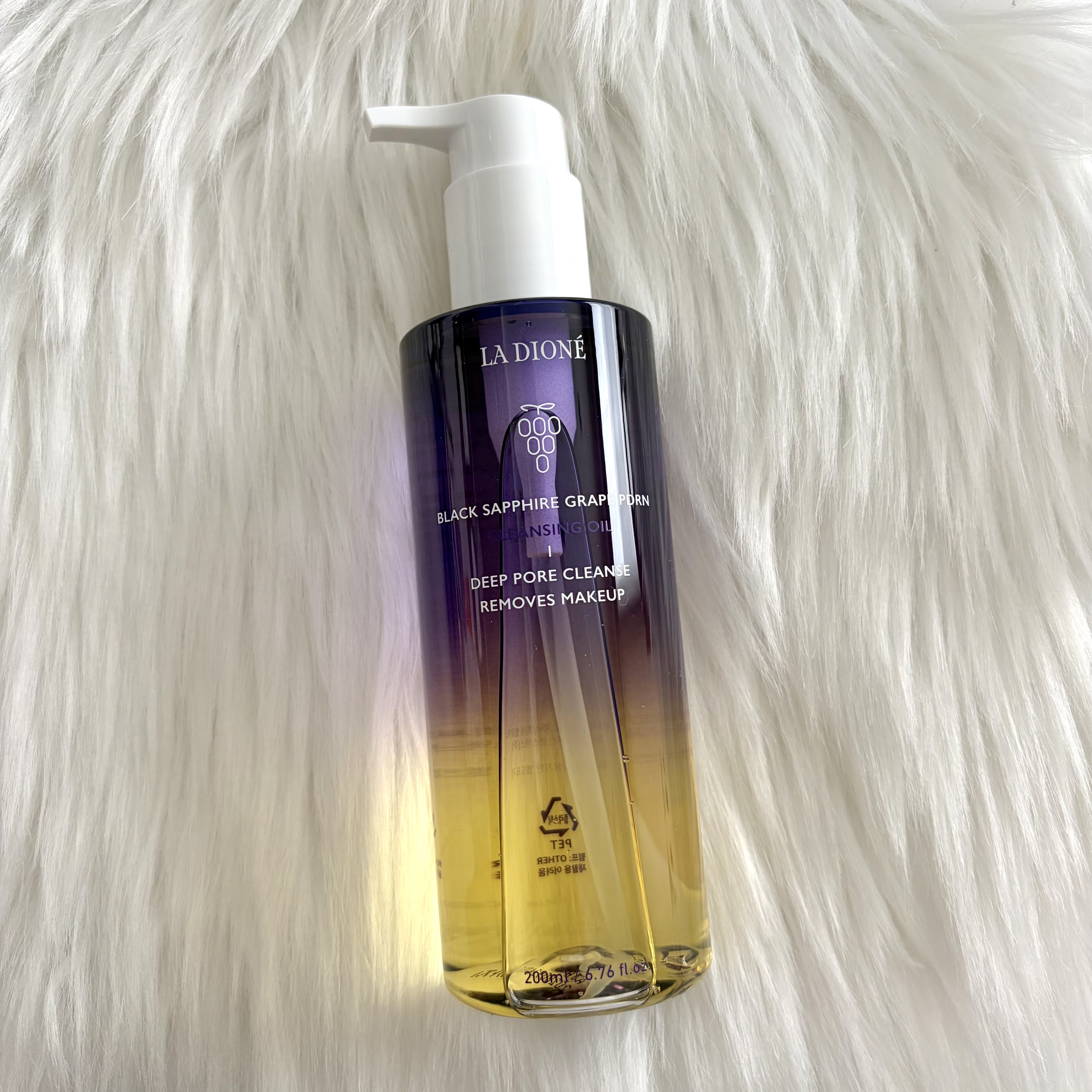 スイート サファイア ブドウ PDRN クレンジングオイル 200m/LA DIONÉ/オイルクレンジングを使ったクチコミ（3枚目）