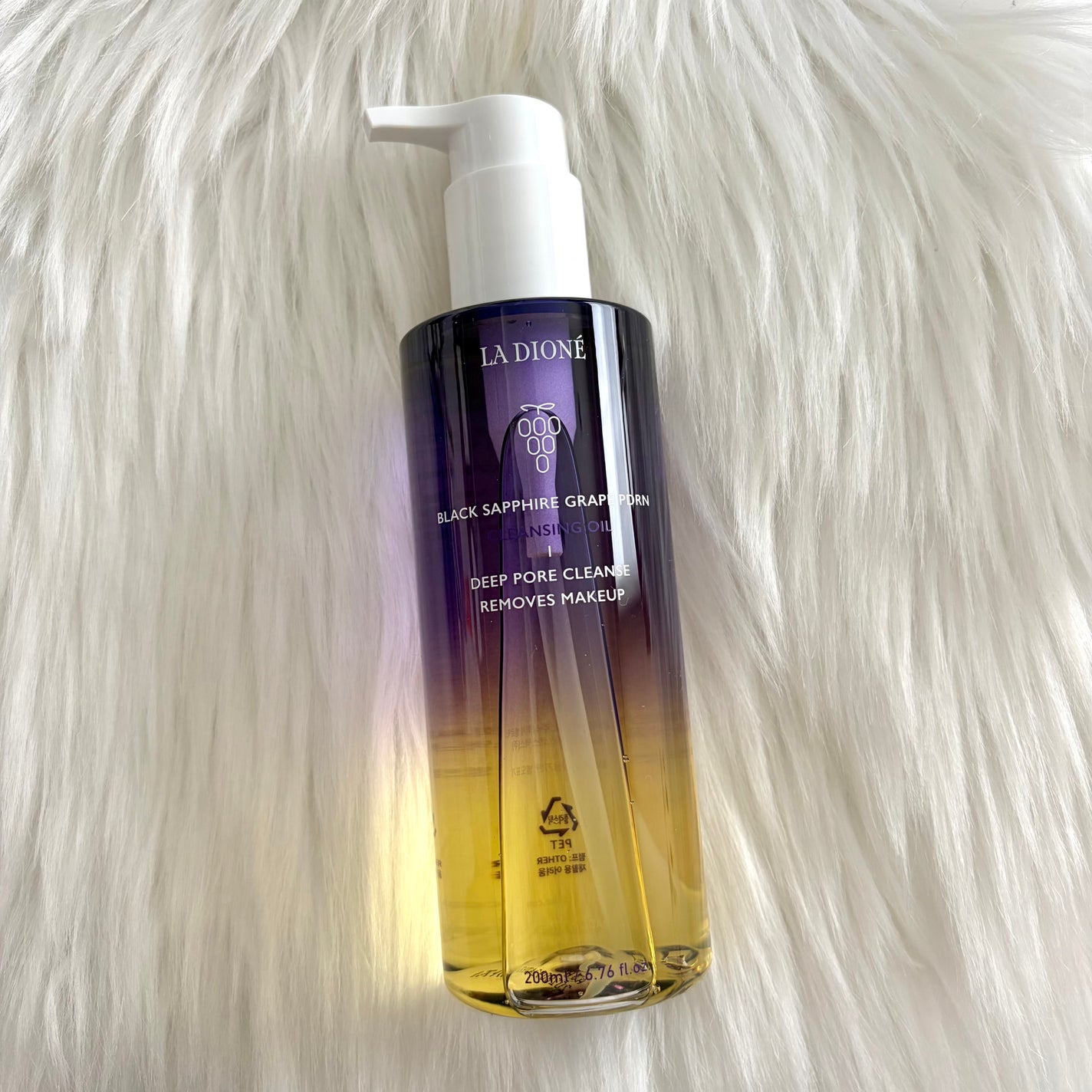 スイート サファイア ブドウ PDRN クレンジングオイル 200m/LA DIONÉ/オイルクレンジングを使ったクチコミ(3枚目)