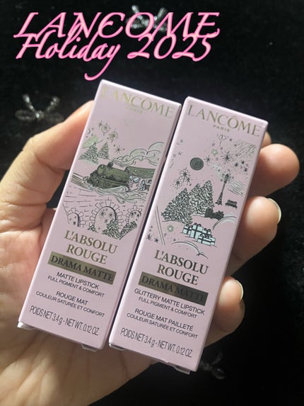 ラプソリュ ルージュ ドラママット/LANCOME/口紅を使ったクチコミ(1枚目)