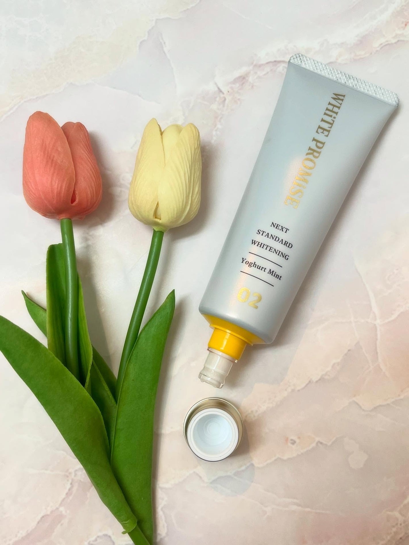 ホワイトプロミス 美白*+むし歯予防*/WHiTE PROMiSE/歯磨き粉を使ったクチコミ(3枚目)