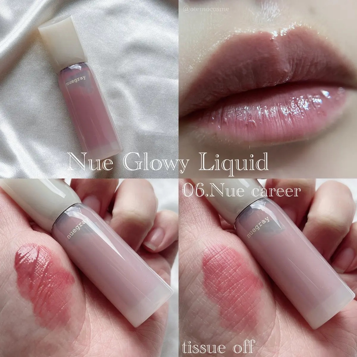 ヌグローウィリキッド/nuegray/口紅を使ったクチコミ（3枚目）