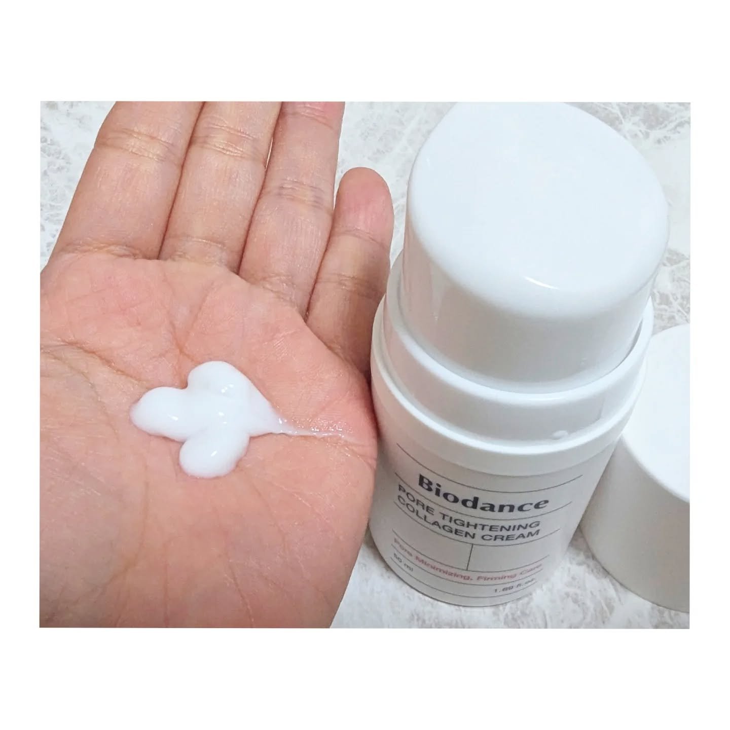 ポアタイトニングコラーゲンクリーム/Biodance/オールインワン化粧品を使ったクチコミ（2枚目）