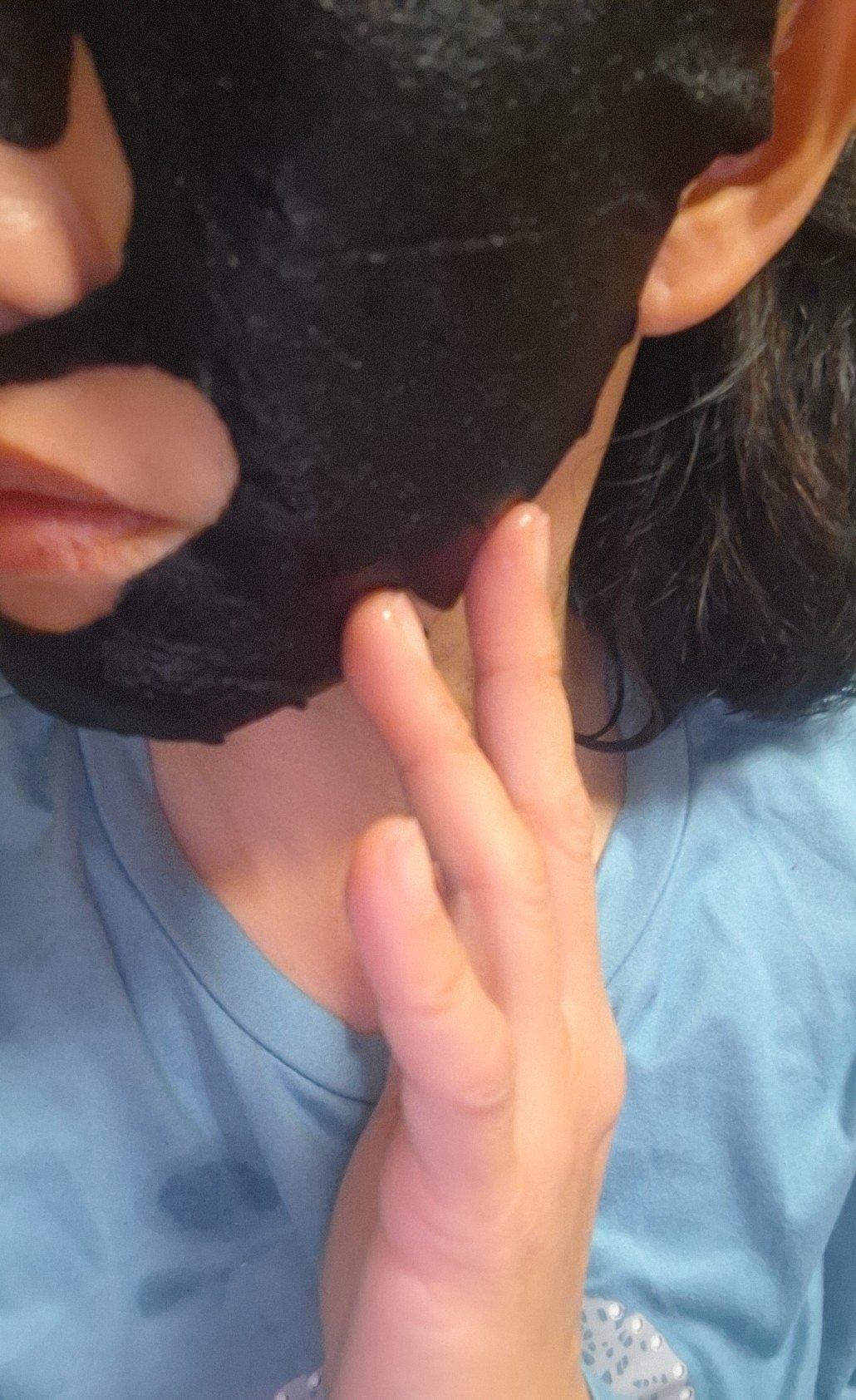 ジェイジュン ブラック水光マスク/JAYJUN/シートマスク・パックを使ったクチコミ（2枚目）