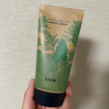 バウム アロマティック ハンドクリーム 5 ヒノキフォレスト/BAUM/ハンドクリームを使ったクチコミ(1枚目)
