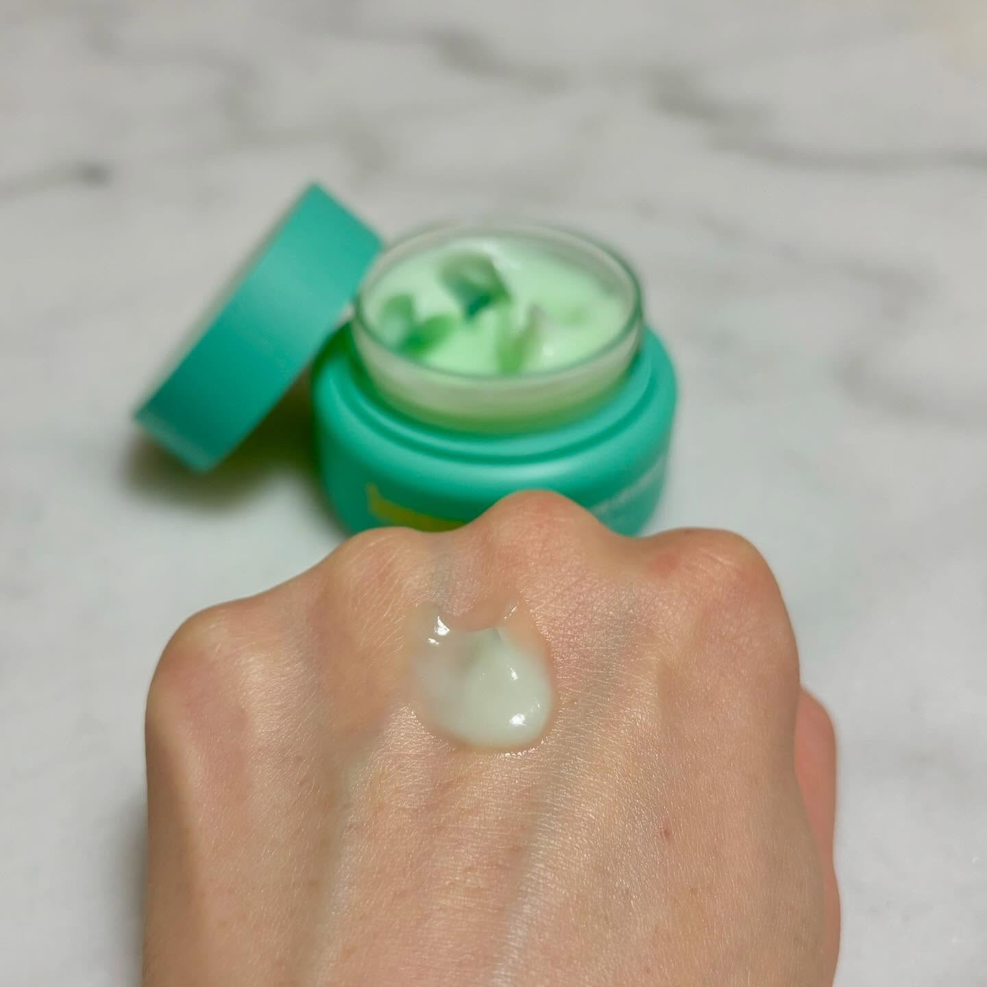 カラーフードシリーズグリーングロウアップクリーム/Tovegan/フェイスクリームを使ったクチコミ（3枚目）