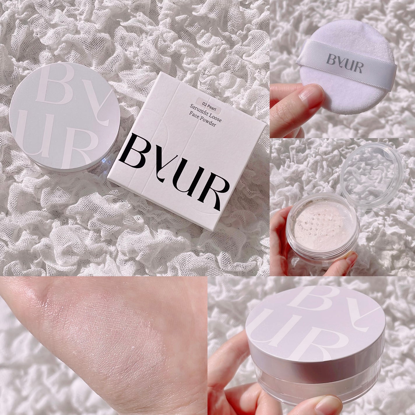 セラムフィット ルースフェイスパウダー/ByUR/ルースパウダーを使ったクチコミ(4枚目)