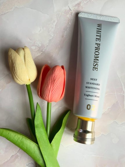 ホワイトプロミス 美白*+むし歯予防*/WHiTE PROMiSE/歯磨き粉を使ったクチコミ(2枚目)