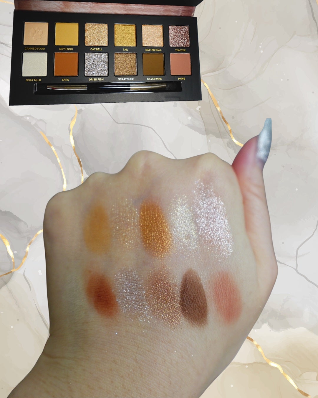 エクスプローラ12色 動物アイシャドウパレット/PERFECT DIARY/アイシャドウパレットを使ったクチコミ(2枚目)