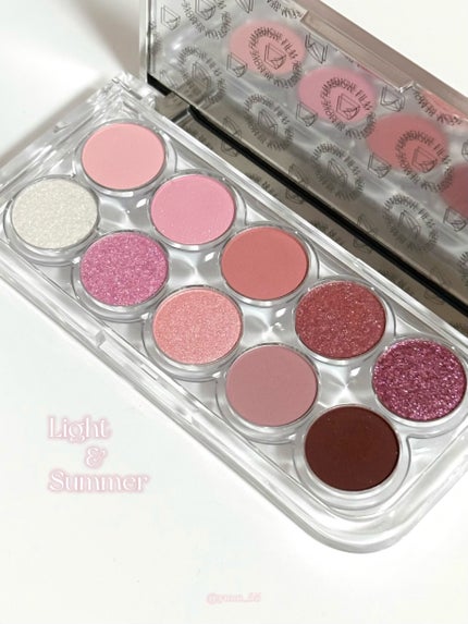 ライトオンアイズシャドウパレット/ルミル/アイシャドウパレットを使ったクチコミ(4枚目)