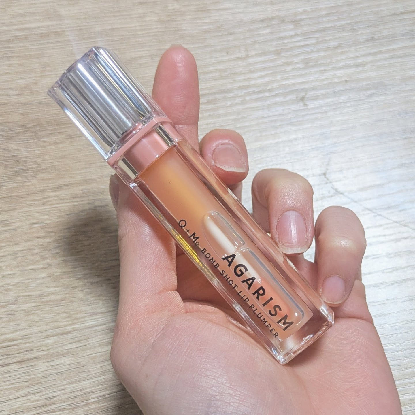 キューミ―ボムショットリッププランパー/AGARISM/リッププランパーを使ったクチコミ（1枚目）