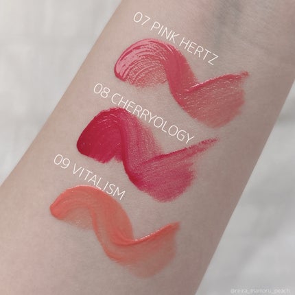 Dewy Syrup Tint 08 Cherryology/EITHER&/口紅の画像