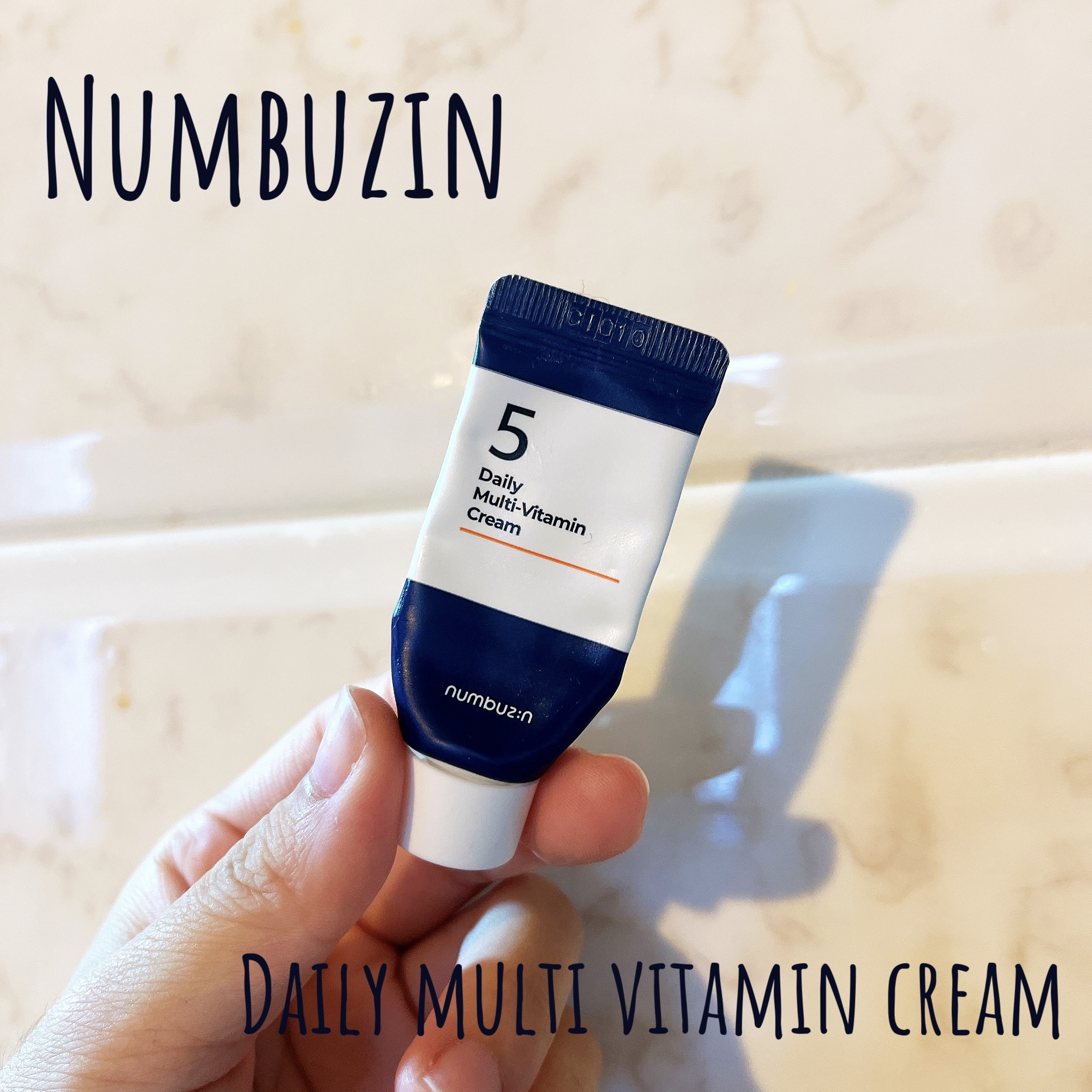 5番 22種マルチビタミンクリーム/numbuzin/フェイスクリームを使ったクチコミ（1枚目）